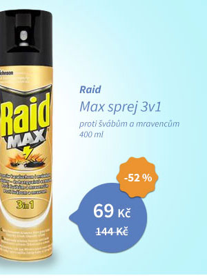 Raid Max sprej Švábi a mravenci