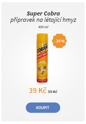 Super Cobra na létající hmyz